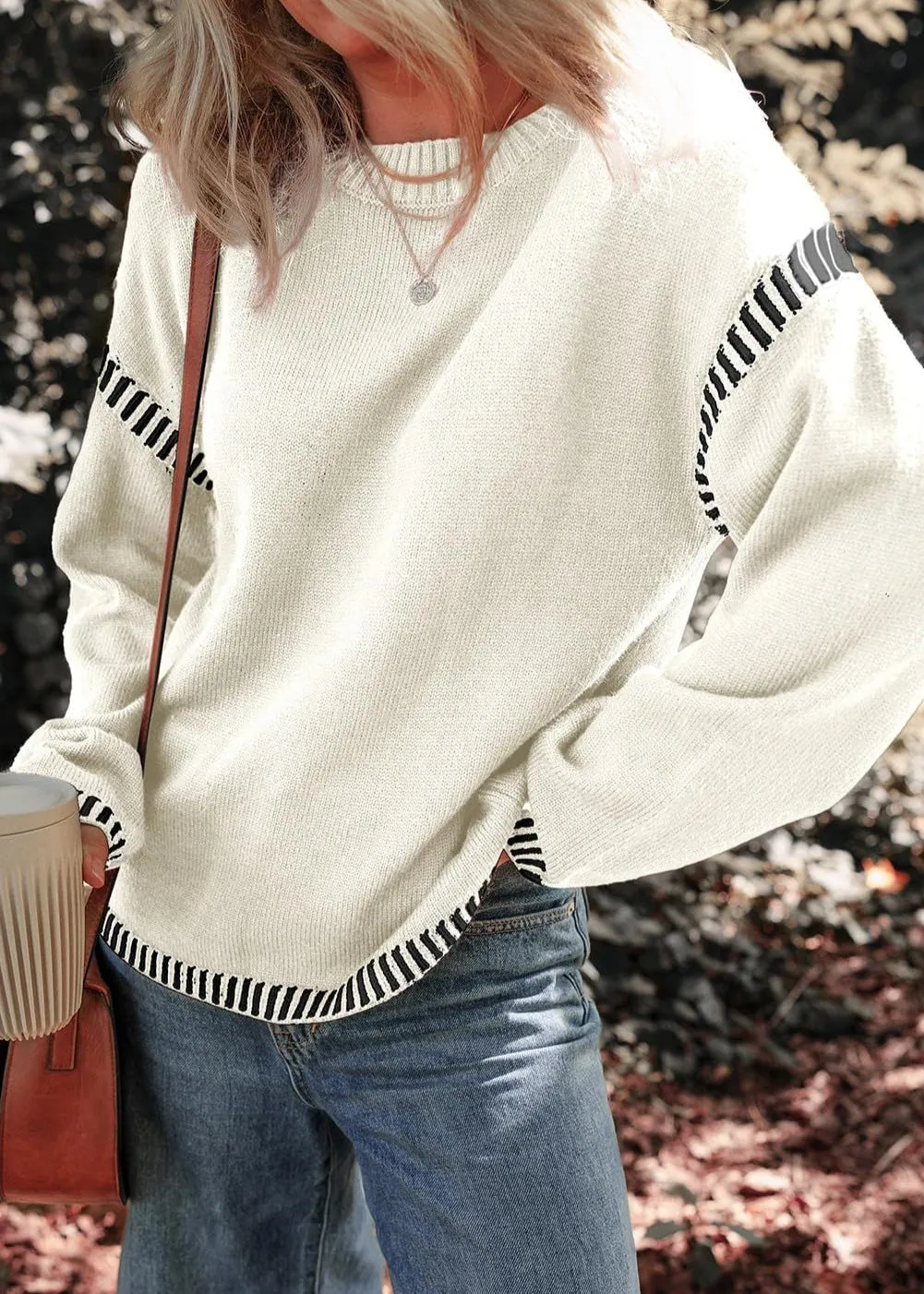 Maisie | Chic Contrast Sweater