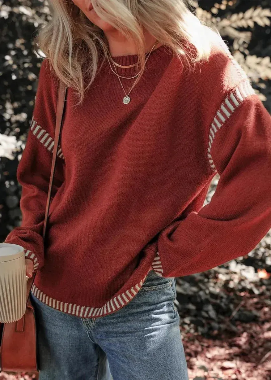 Maisie | Chic Contrast Sweater