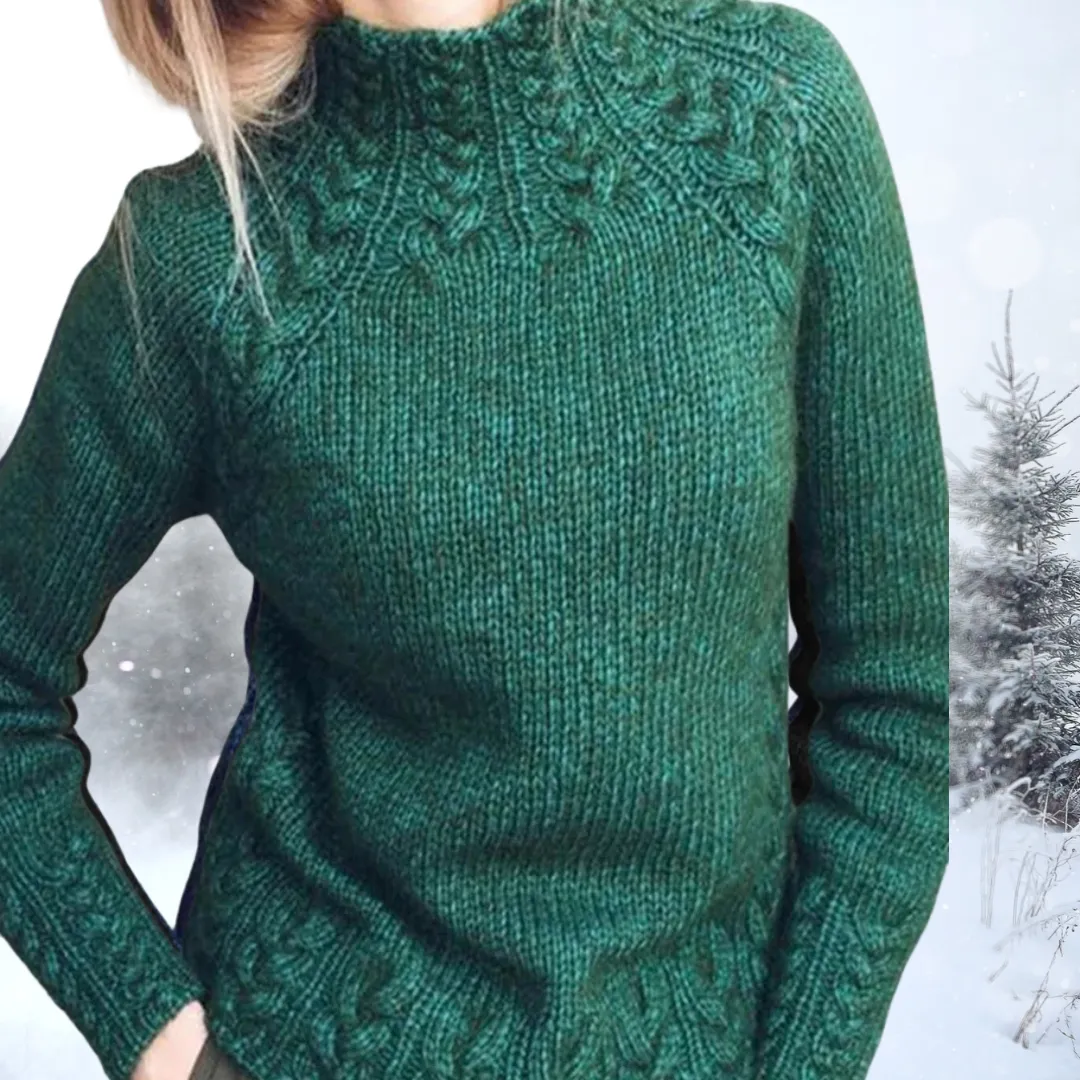 Marijke | Elegant High Neck Sweater