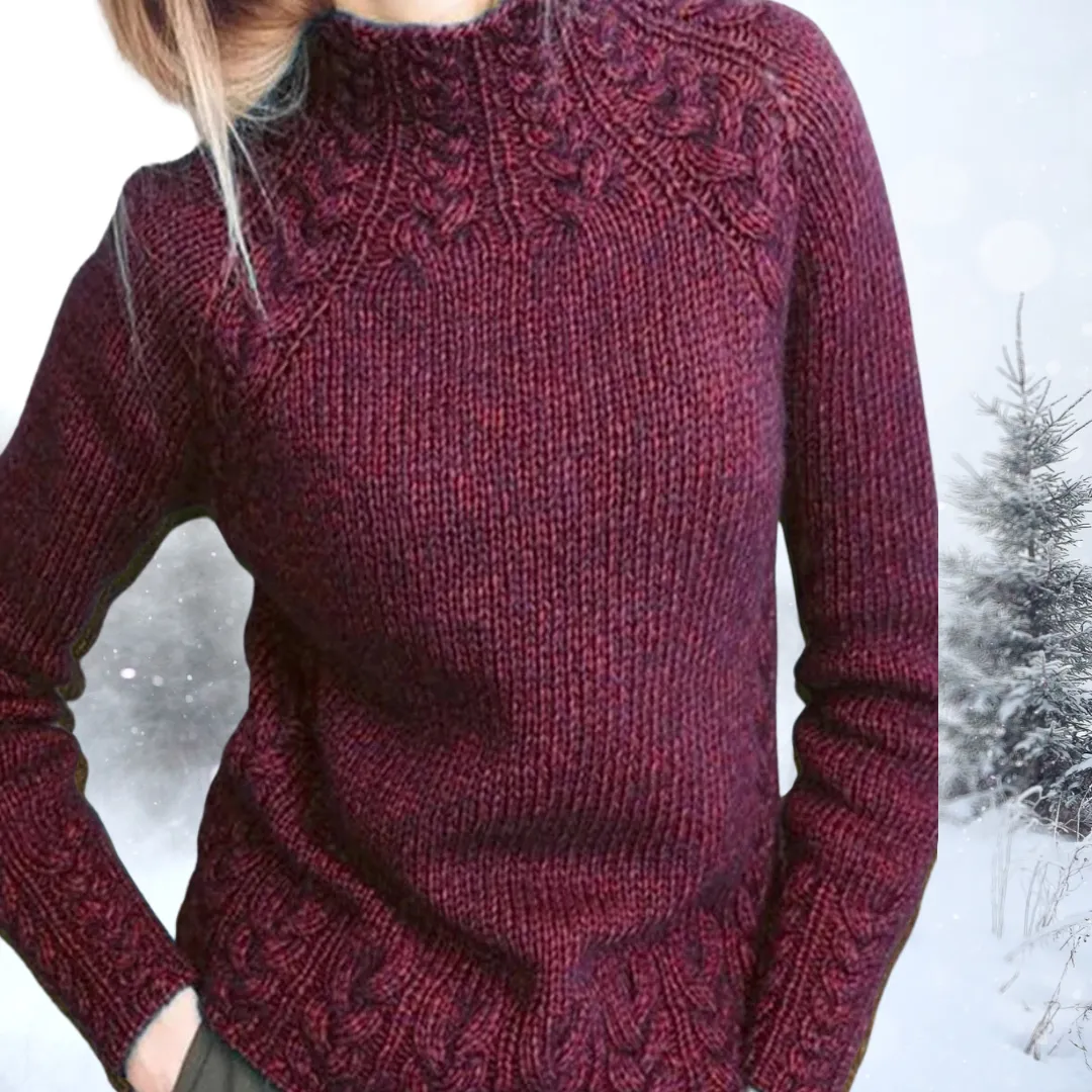 Marijke | Elegant High Neck Sweater