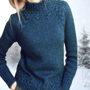 Marijke | Elegant High Neck Sweater