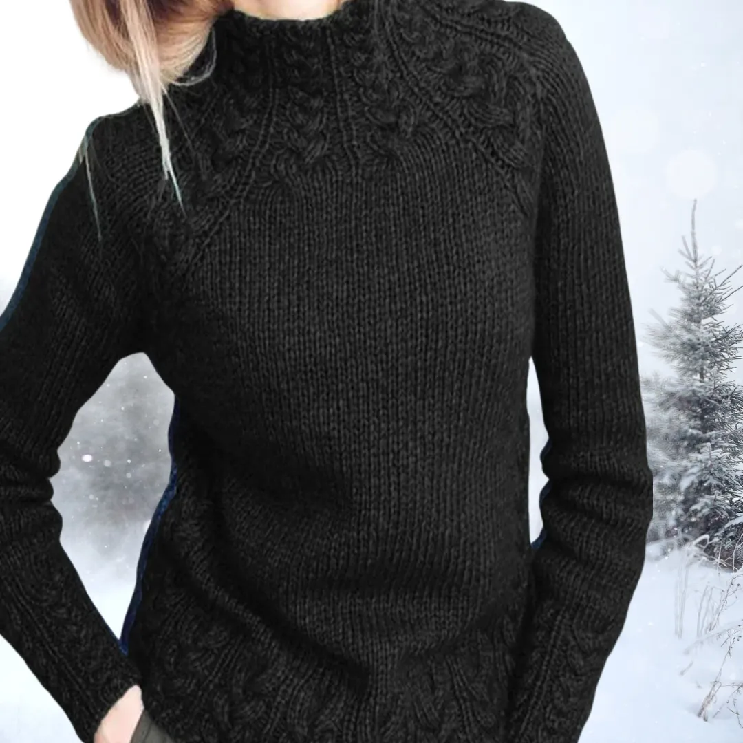 Marijke | Elegant High Neck Sweater