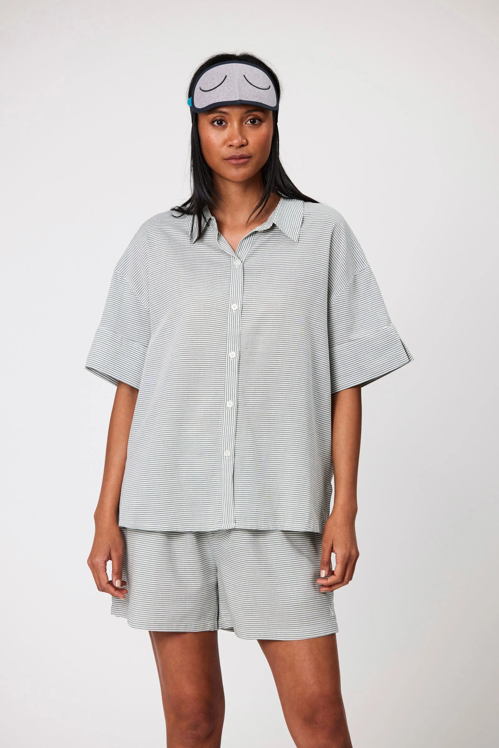 Marlow PJ Set - Olive Stripe