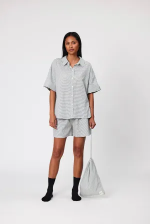 Marlow PJ Set - Olive Stripe