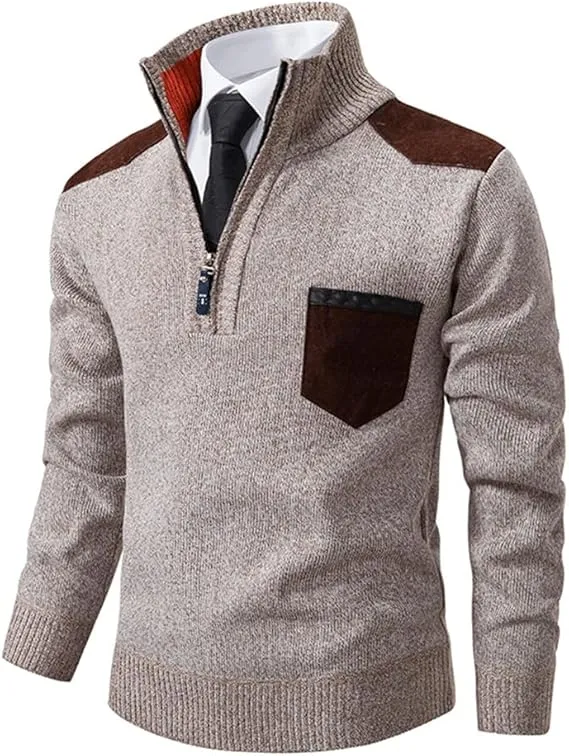 Mats | Elegant Zip Sweater