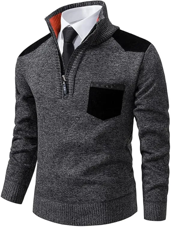 Mats | Elegant Zip Sweater