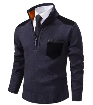 Mats | Elegant Zip Sweater