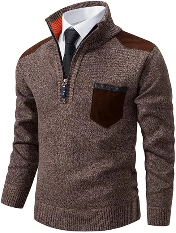 Mats | Elegant Zip Sweater