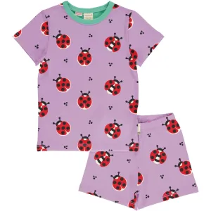Maxomorra Ladybug Pj Set Ss25