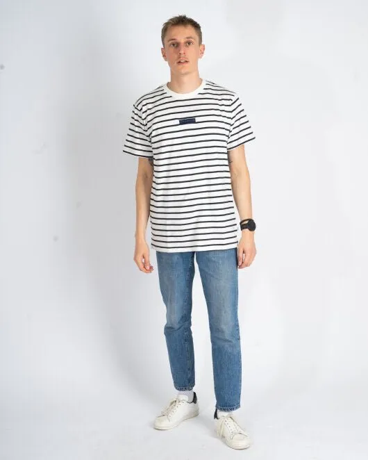 Menak stripe tee - Kit/Navy