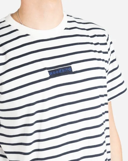 Menak stripe tee - Kit/Navy