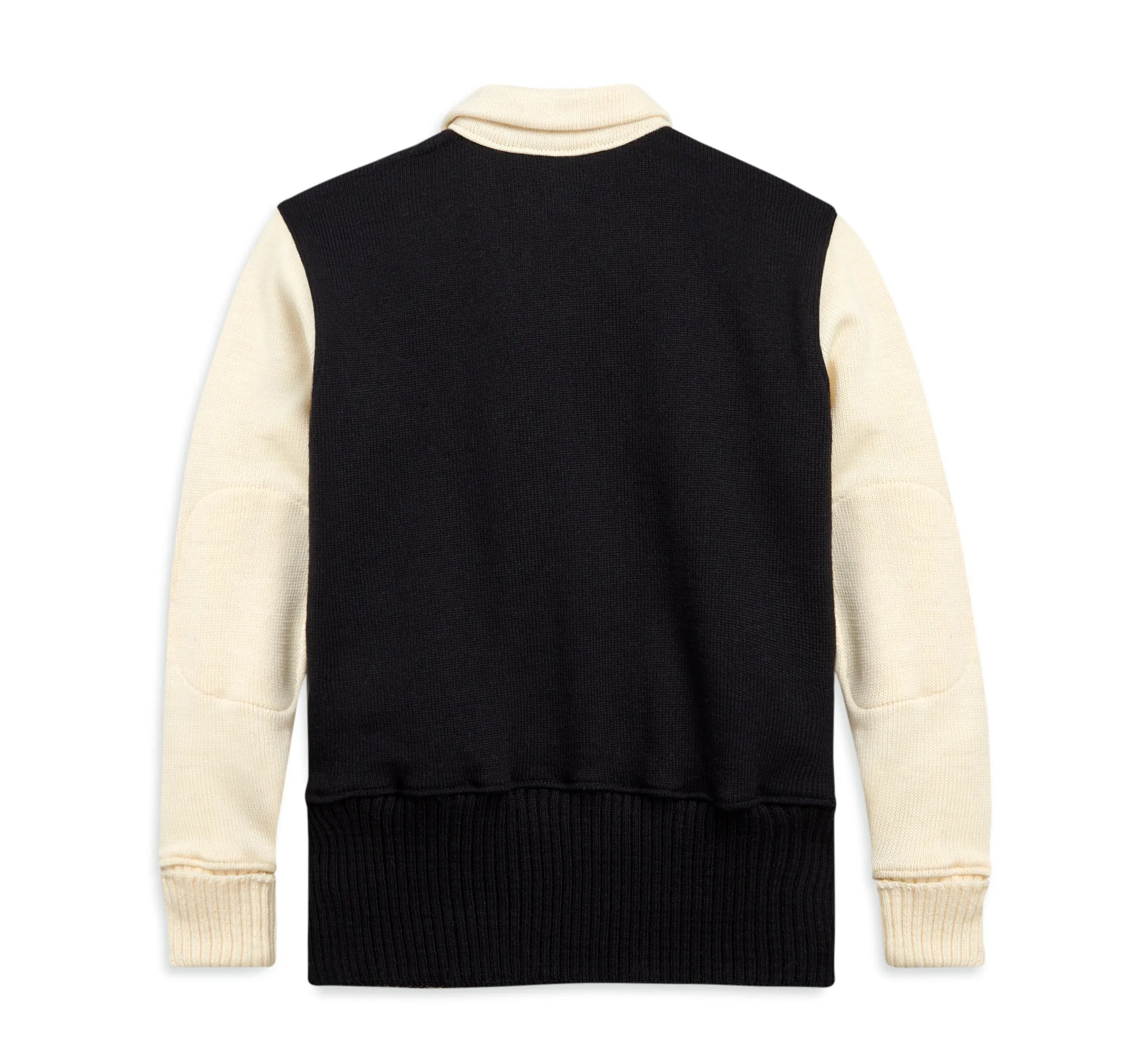 Men's BC Straight Race Font Sweater - Black/ Cream