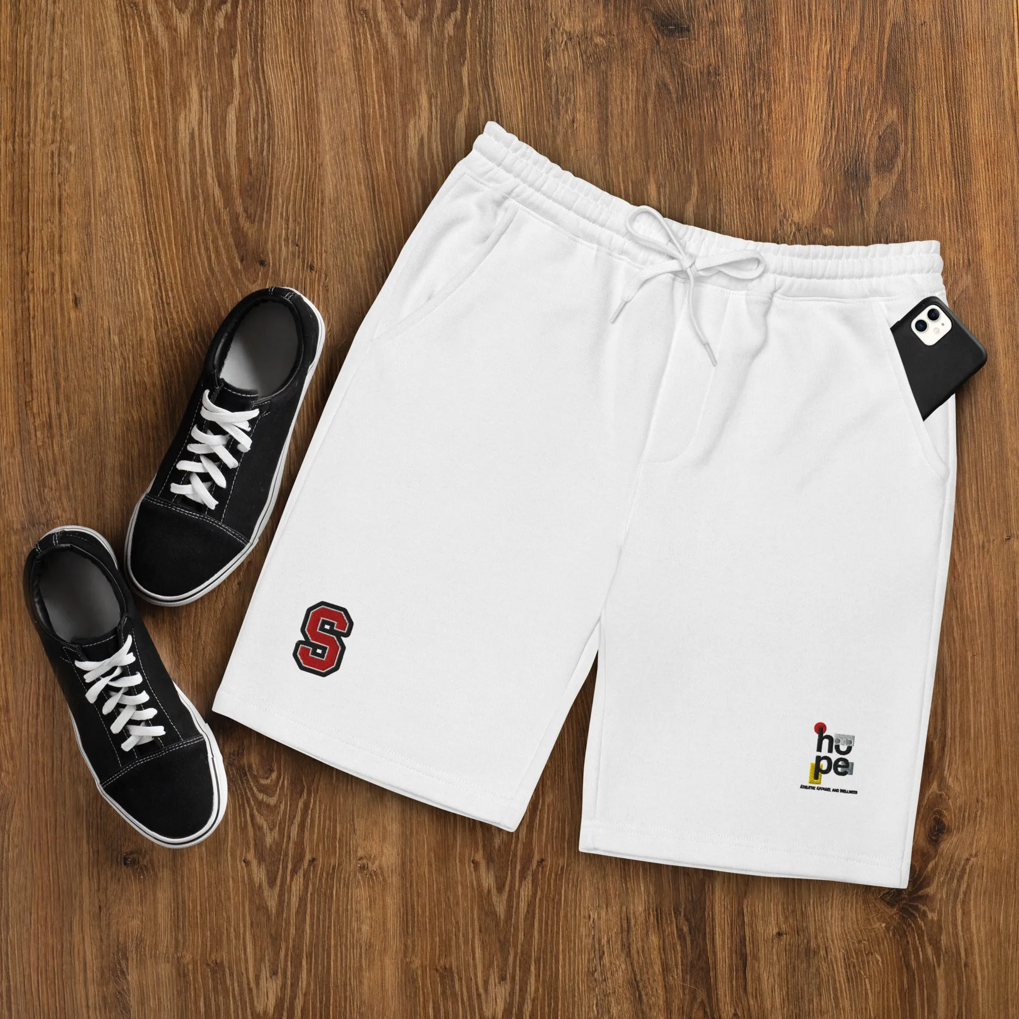 Men's Fleece Shorts S Performance - Soft & Comfy Athletic Wear
