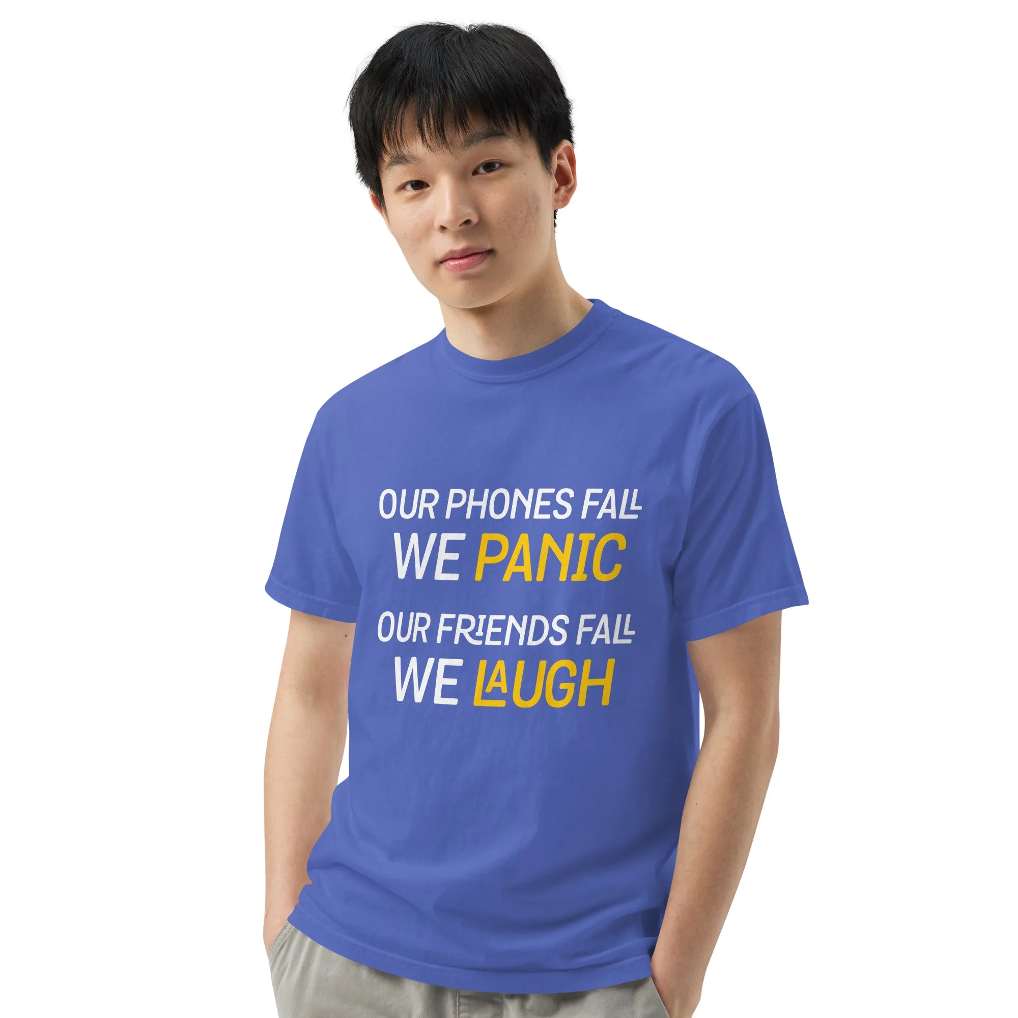 Men’s garment-dyed heavyweight t-shirt, Funny T Shirt, Every day Shirt