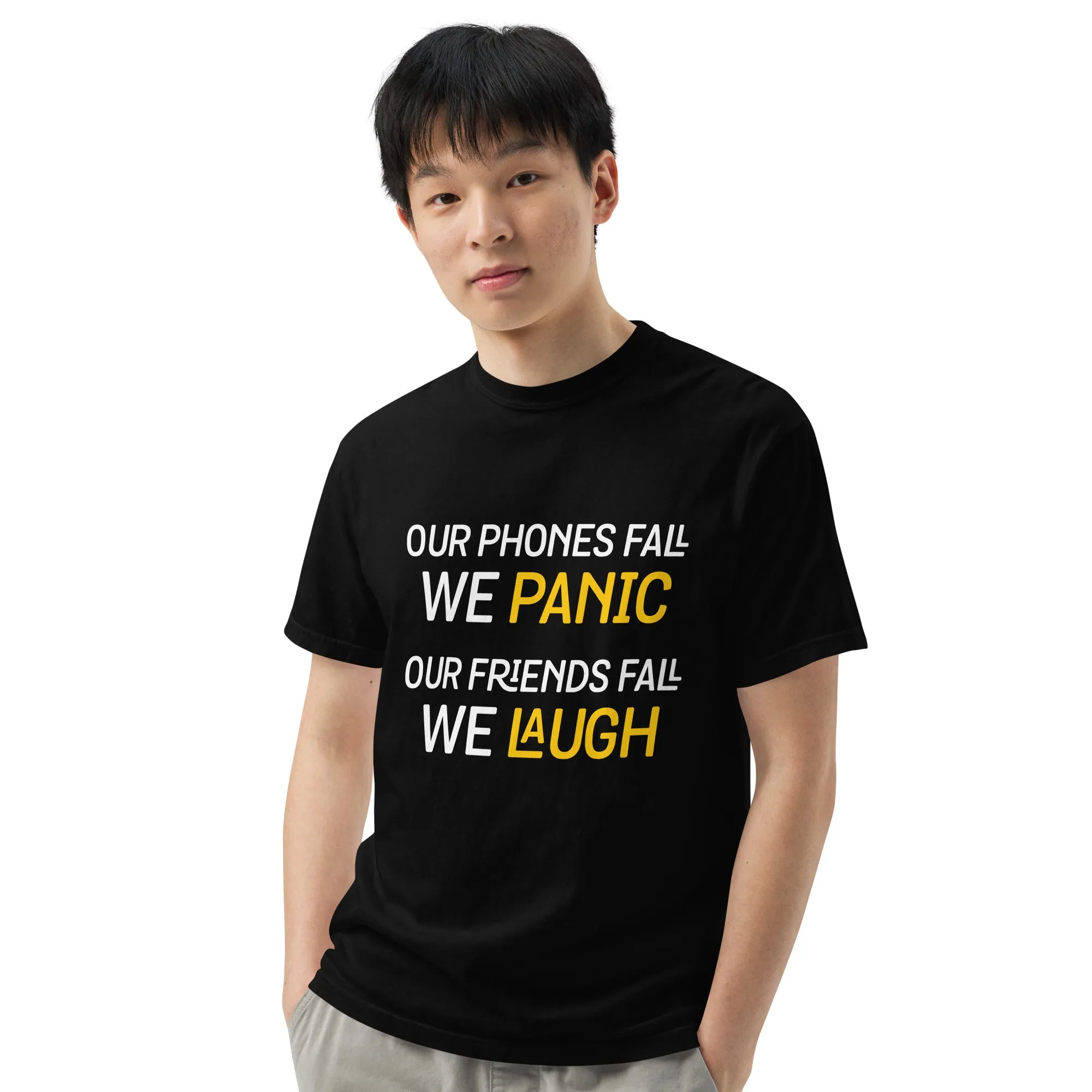 Men’s garment-dyed heavyweight t-shirt, Funny T Shirt, Every day Shirt
