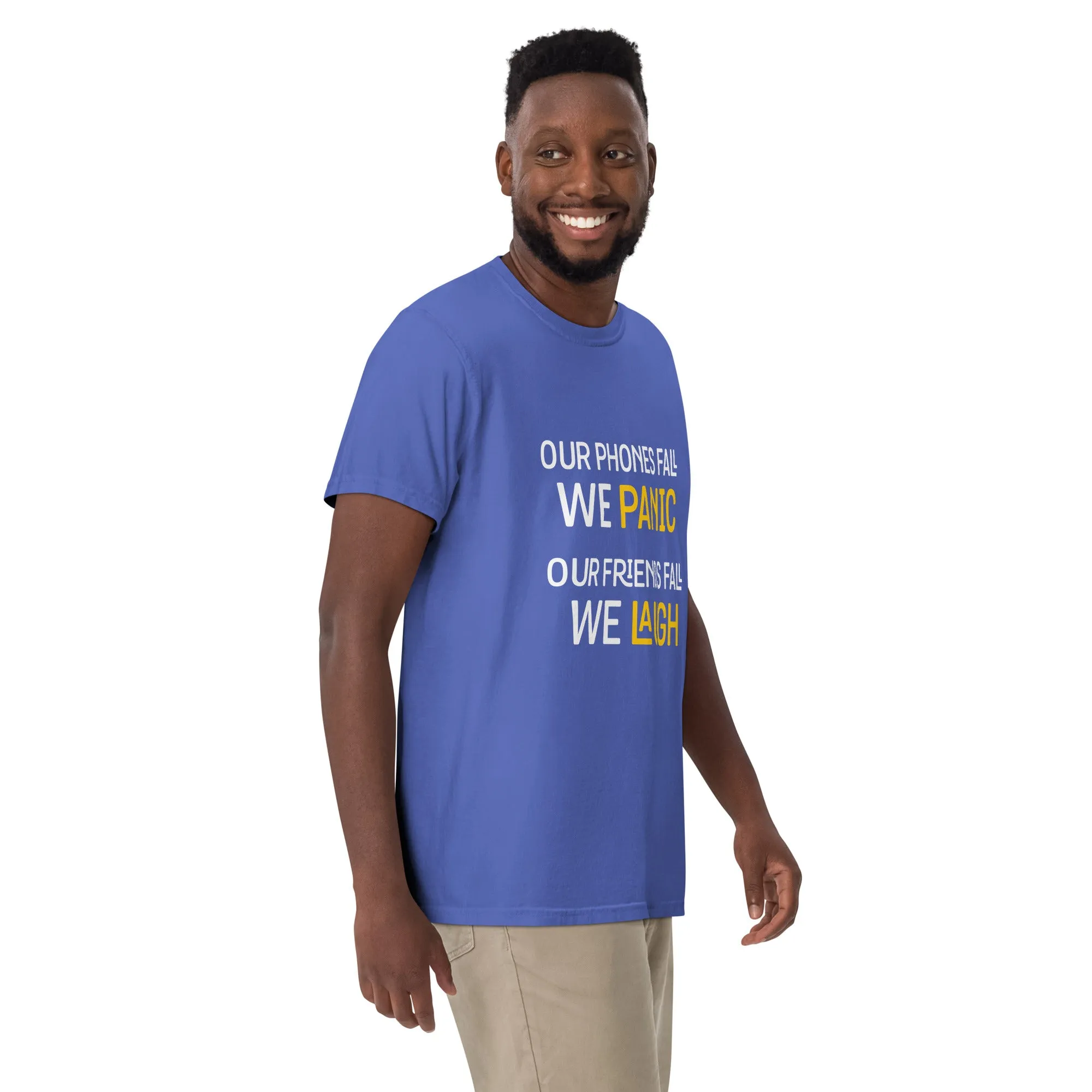 Men’s garment-dyed heavyweight t-shirt, Funny T Shirt, Every day Shirt