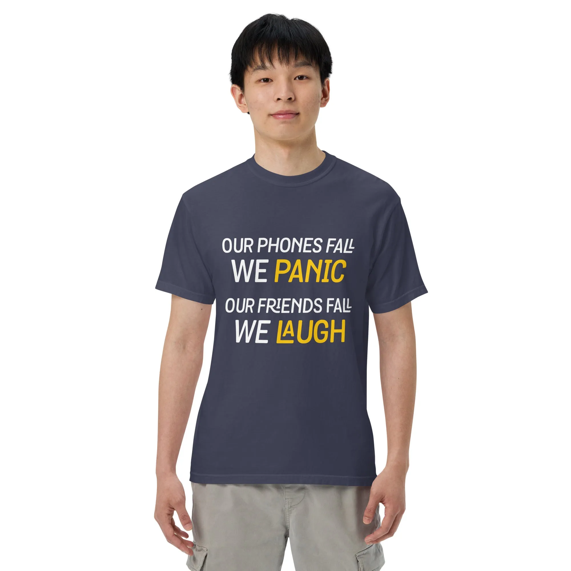 Men’s garment-dyed heavyweight t-shirt, Funny T Shirt, Every day Shirt