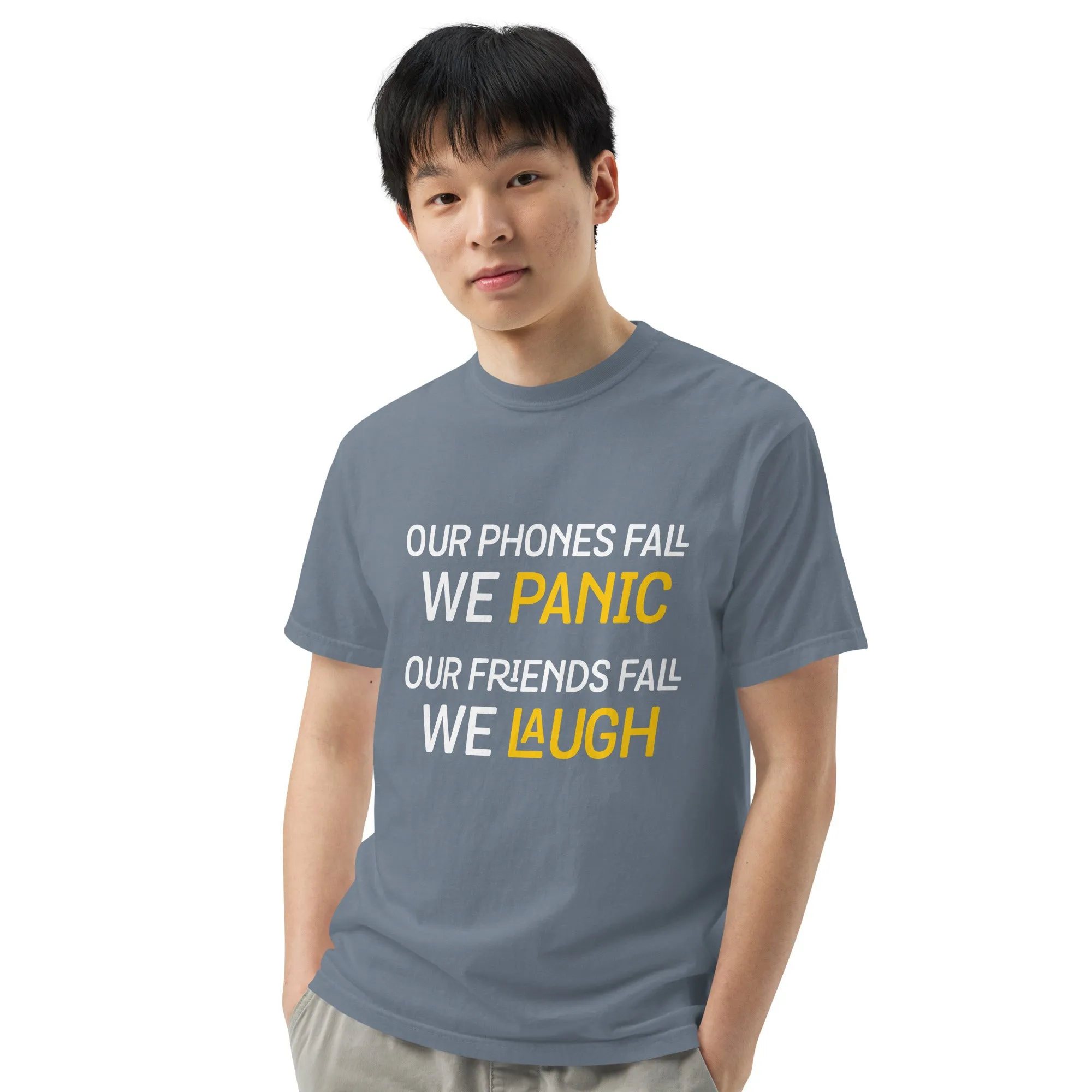 Men’s garment-dyed heavyweight t-shirt, Funny T Shirt, Every day Shirt
