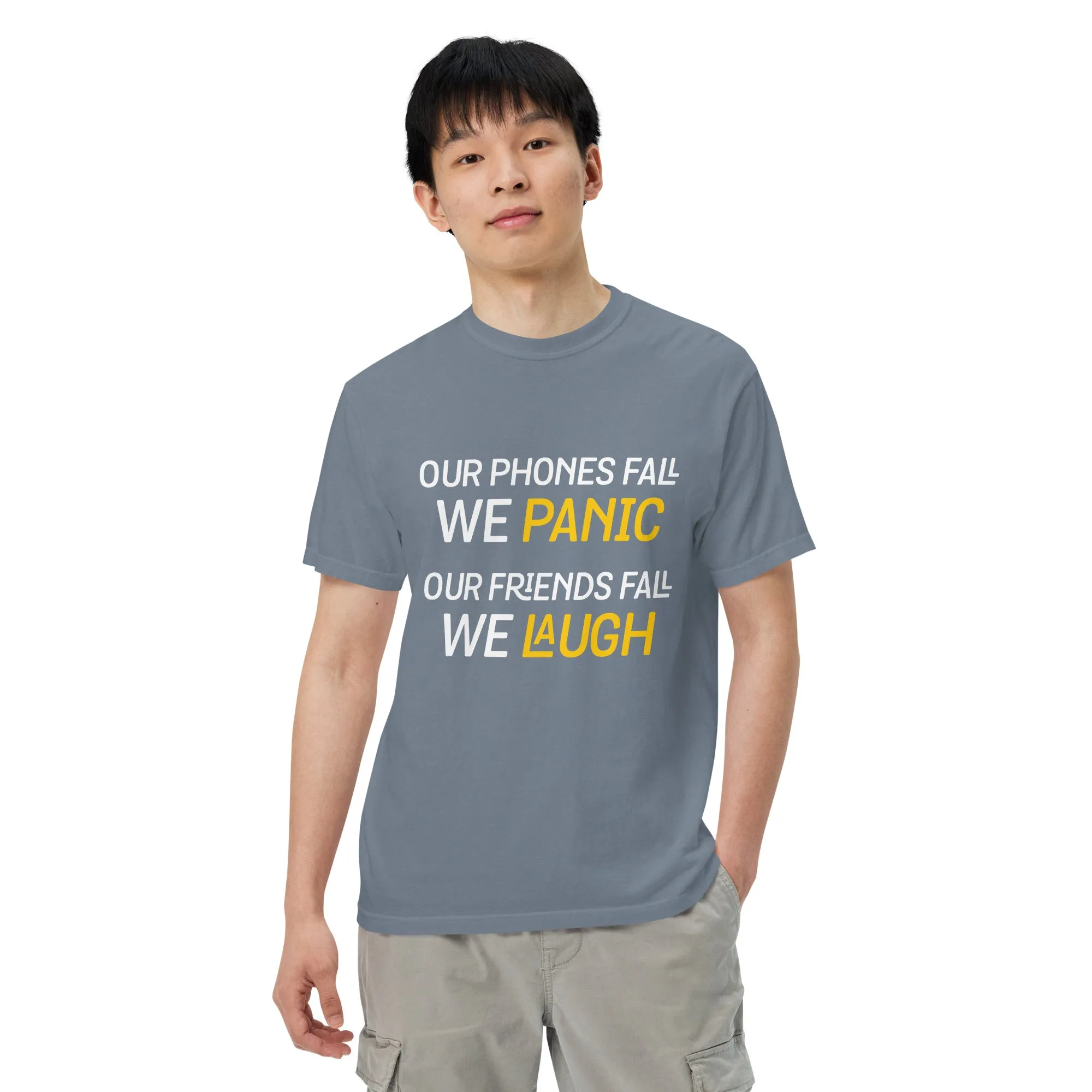 Men’s garment-dyed heavyweight t-shirt, Funny T Shirt, Every day Shirt