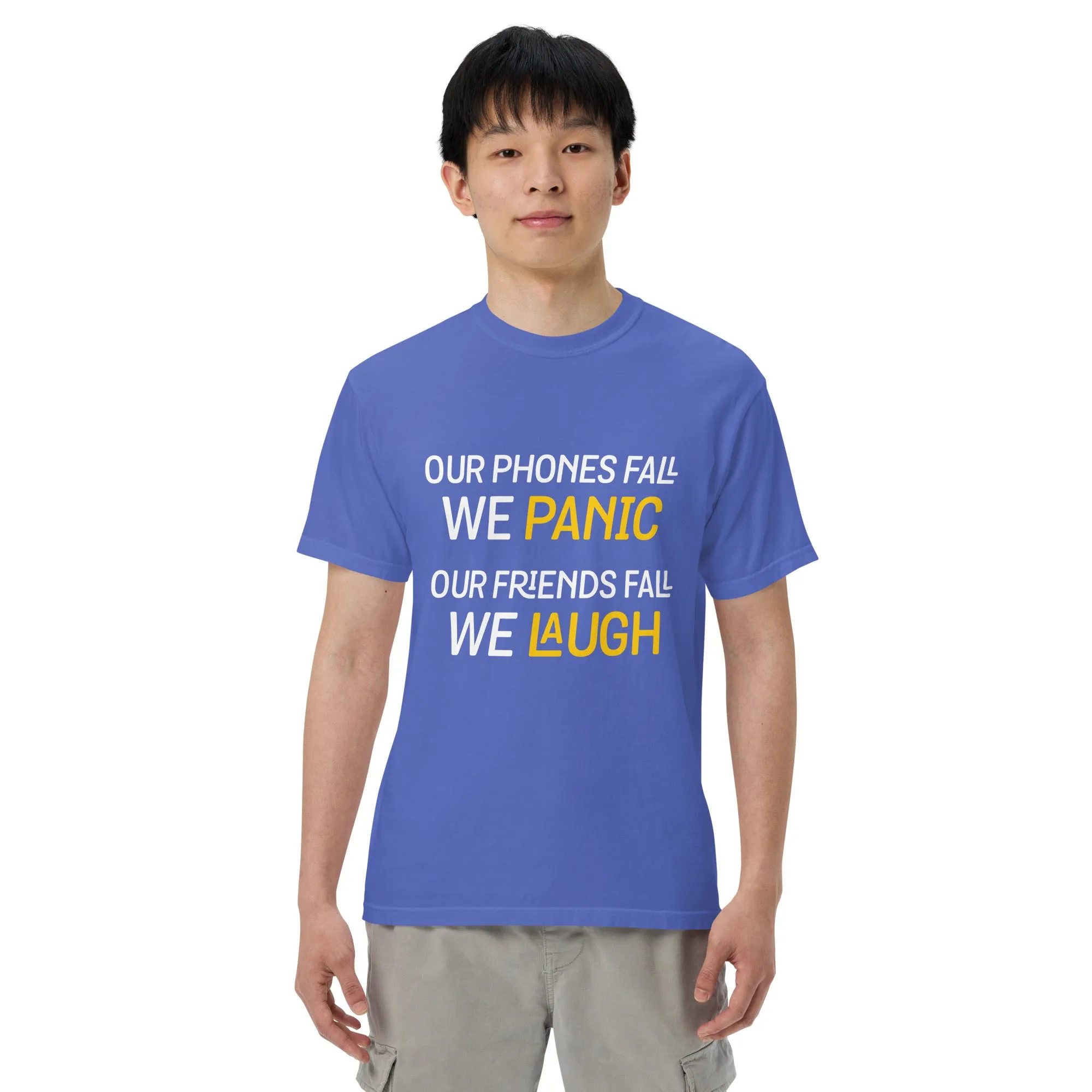 Men’s garment-dyed heavyweight t-shirt, Funny T Shirt, Every day Shirt