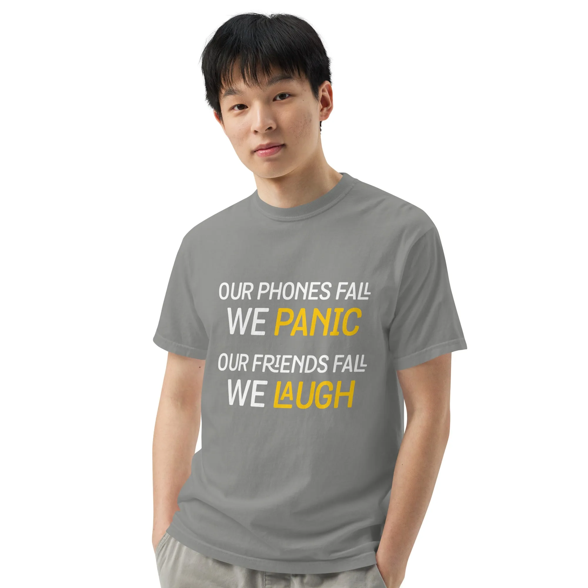 Men’s garment-dyed heavyweight t-shirt, Funny T Shirt, Every day Shirt