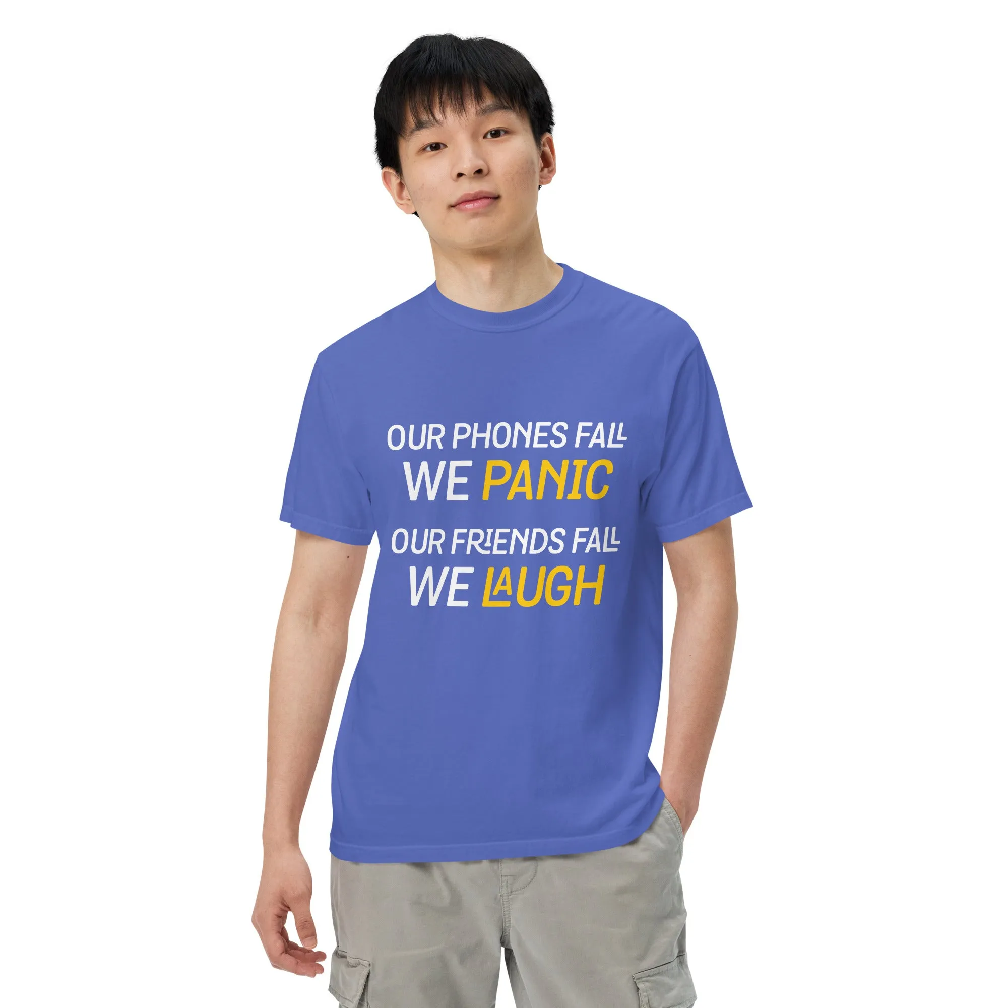 Men’s garment-dyed heavyweight t-shirt, Funny T Shirt, Every day Shirt