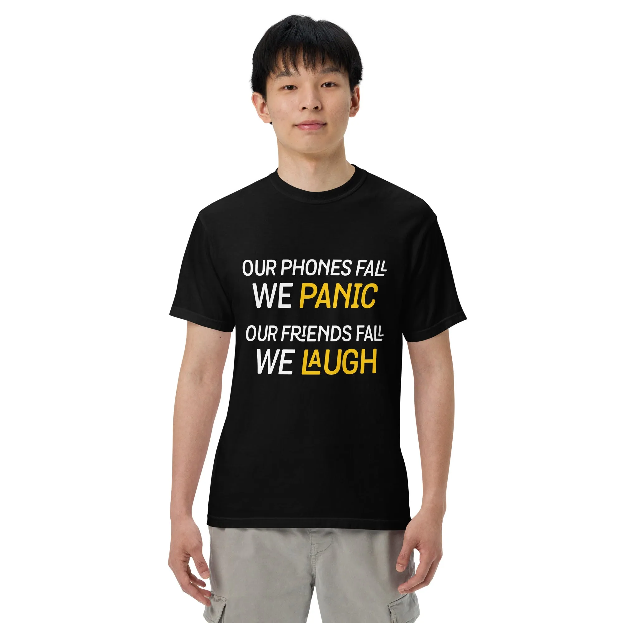 Men’s garment-dyed heavyweight t-shirt, Funny T Shirt, Every day Shirt