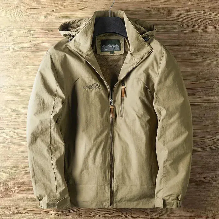 Men's outdoor jacket waterproof breathable