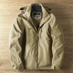 Men's outdoor jacket waterproof breathable