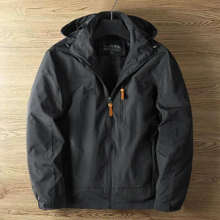 Men's outdoor jacket waterproof breathable