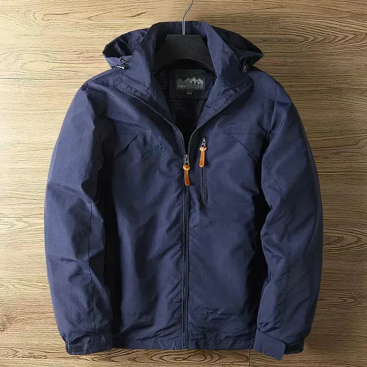 Men's outdoor jacket waterproof breathable