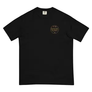 Men's Premium Ringspun Cotton Embroidered Original Good Life Logo T-Shirt
