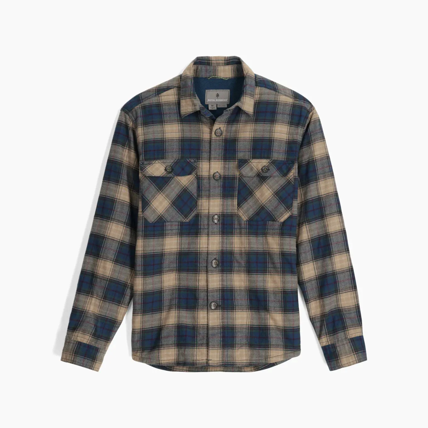Men's Snowcap Lined Flannel L/S