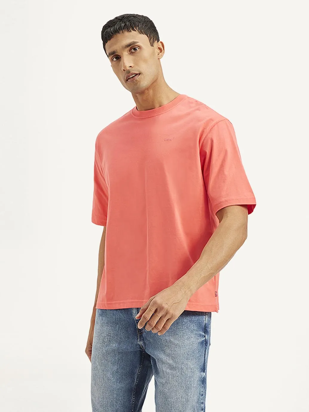 Men's Solid Loose Fit T-Shirt