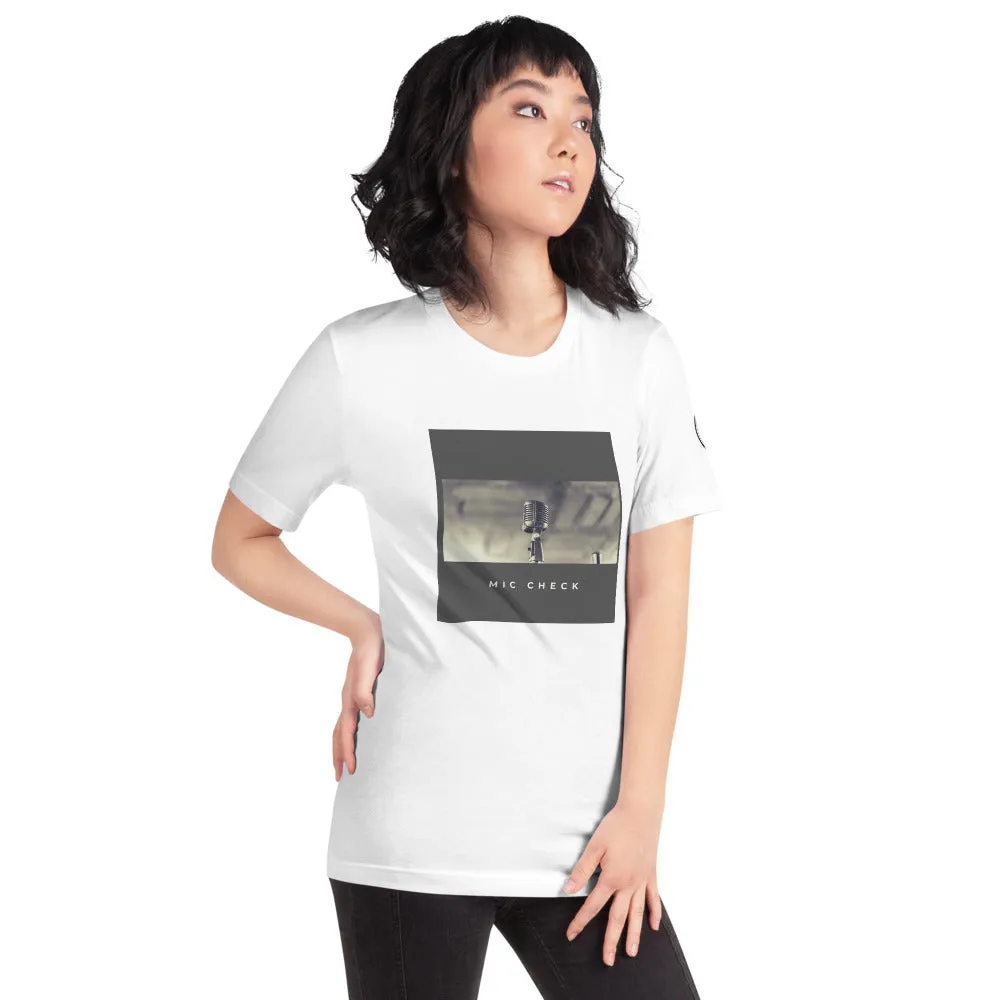 Mic Check Short-Sleeve Unisex T-Shirt