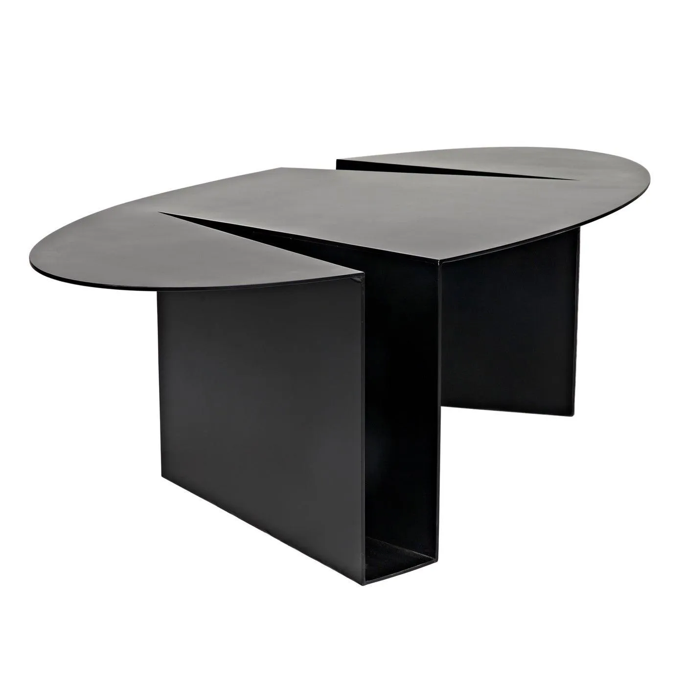 Minerva Coffee Table, Black Steel