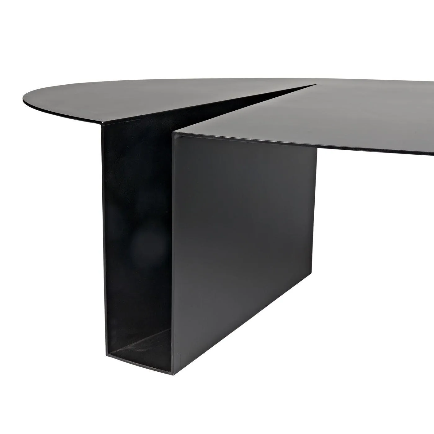 Minerva Coffee Table, Black Steel