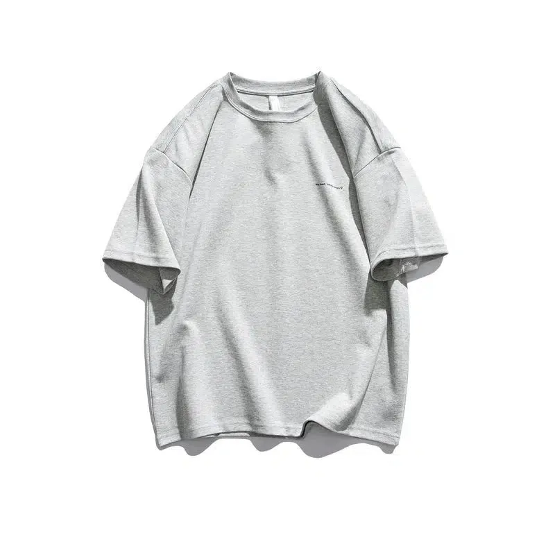 Minimalist Cotton Tee with Motivational Script