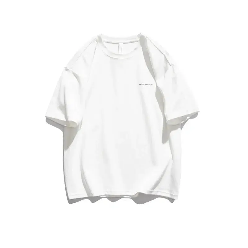 Minimalist Cotton Tee with Motivational Script