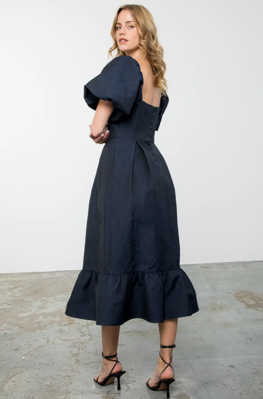 Miranda Dress -- Navy