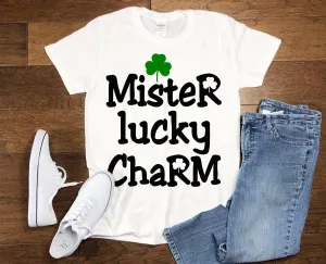 Miss/Mister Lucky Charm T-Shirts, Couple St. Patrick&#39;s Day T-shirt, St. Patrick&#39;s Day, Miss Lucky Charm, Funny St Patrick Tee, Lucky in Love