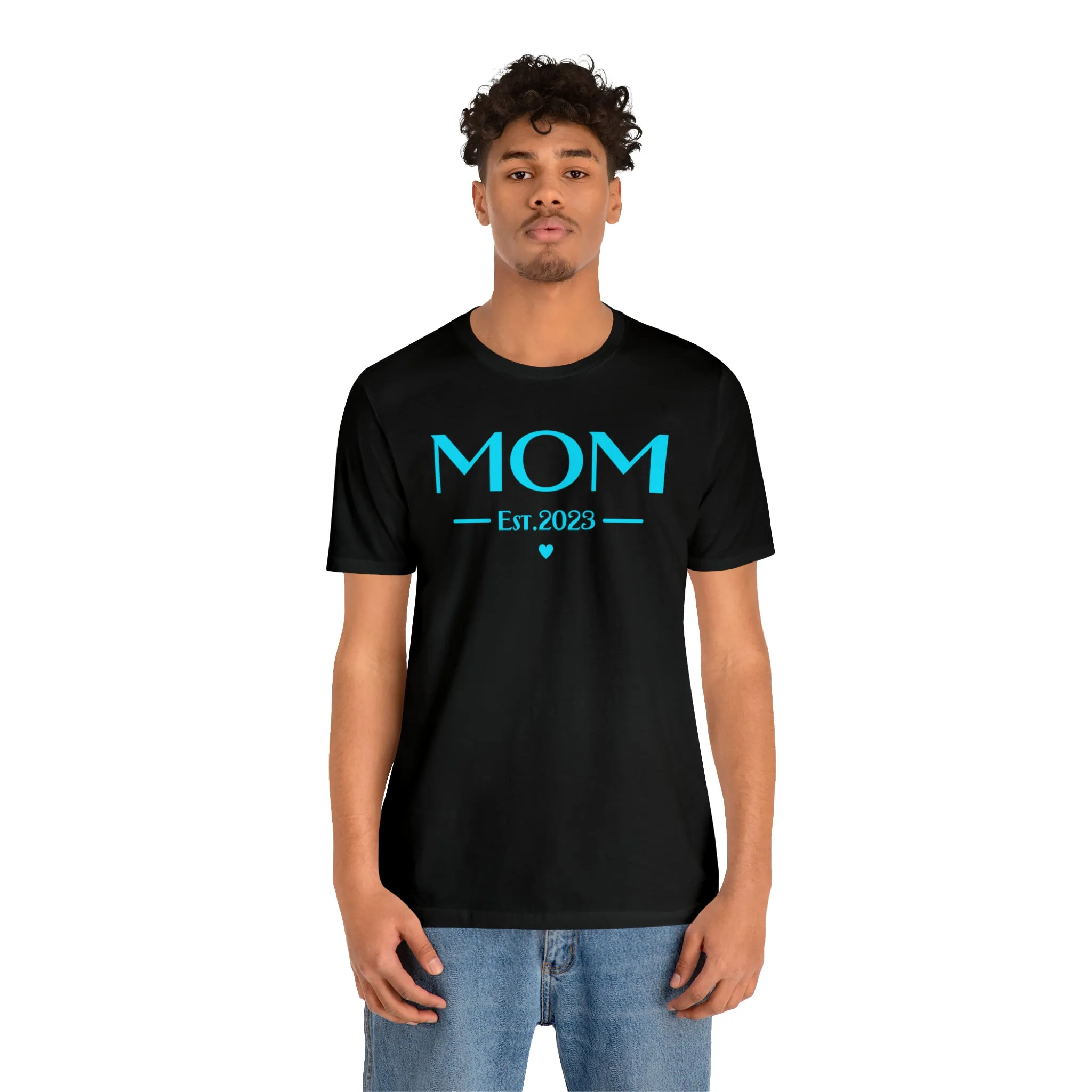 Mom Est. 2023 Baby T-Shirt | Mom to Be Tee |  Bella Canvas 3001 Unisex |  Here Comes the Baby Short Sleeve Tshirt