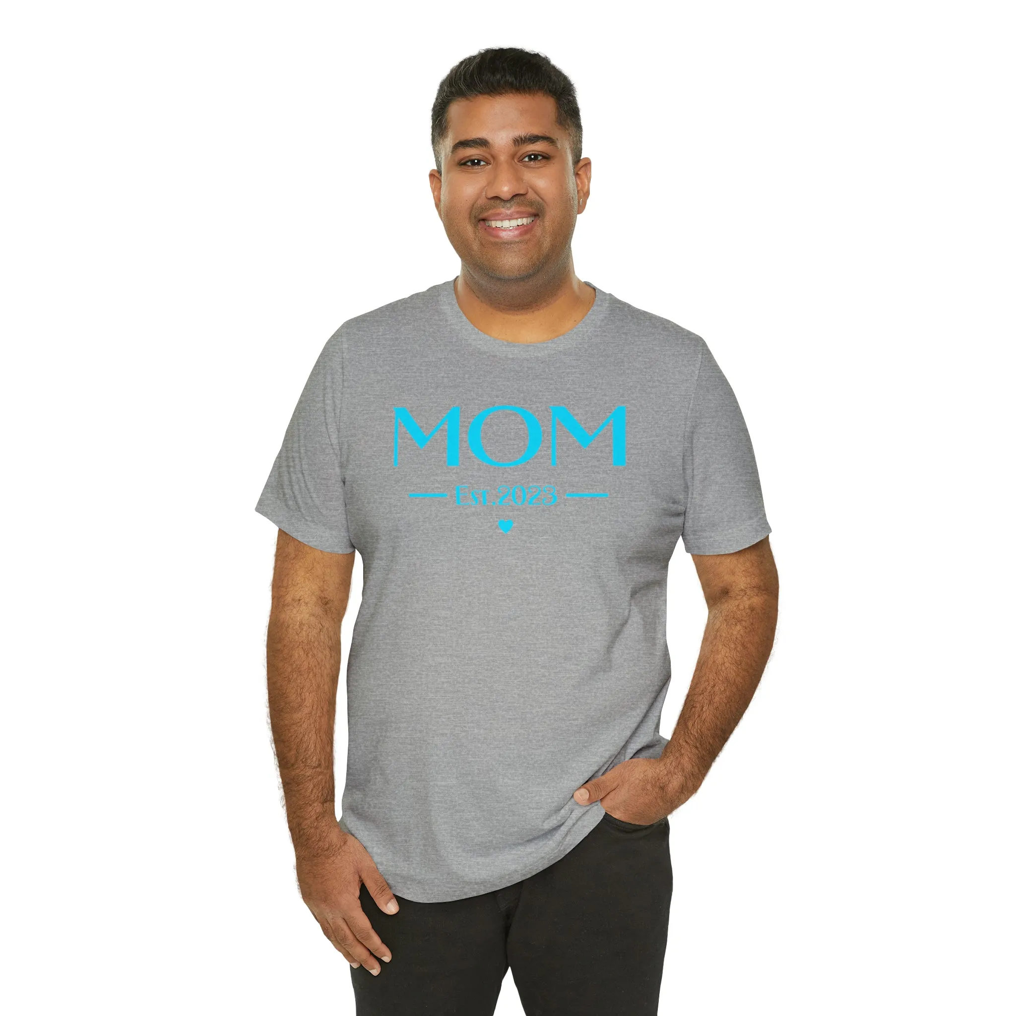 Mom Est. 2023 Baby T-Shirt | Mom to Be Tee |  Bella Canvas 3001 Unisex |  Here Comes the Baby Short Sleeve Tshirt