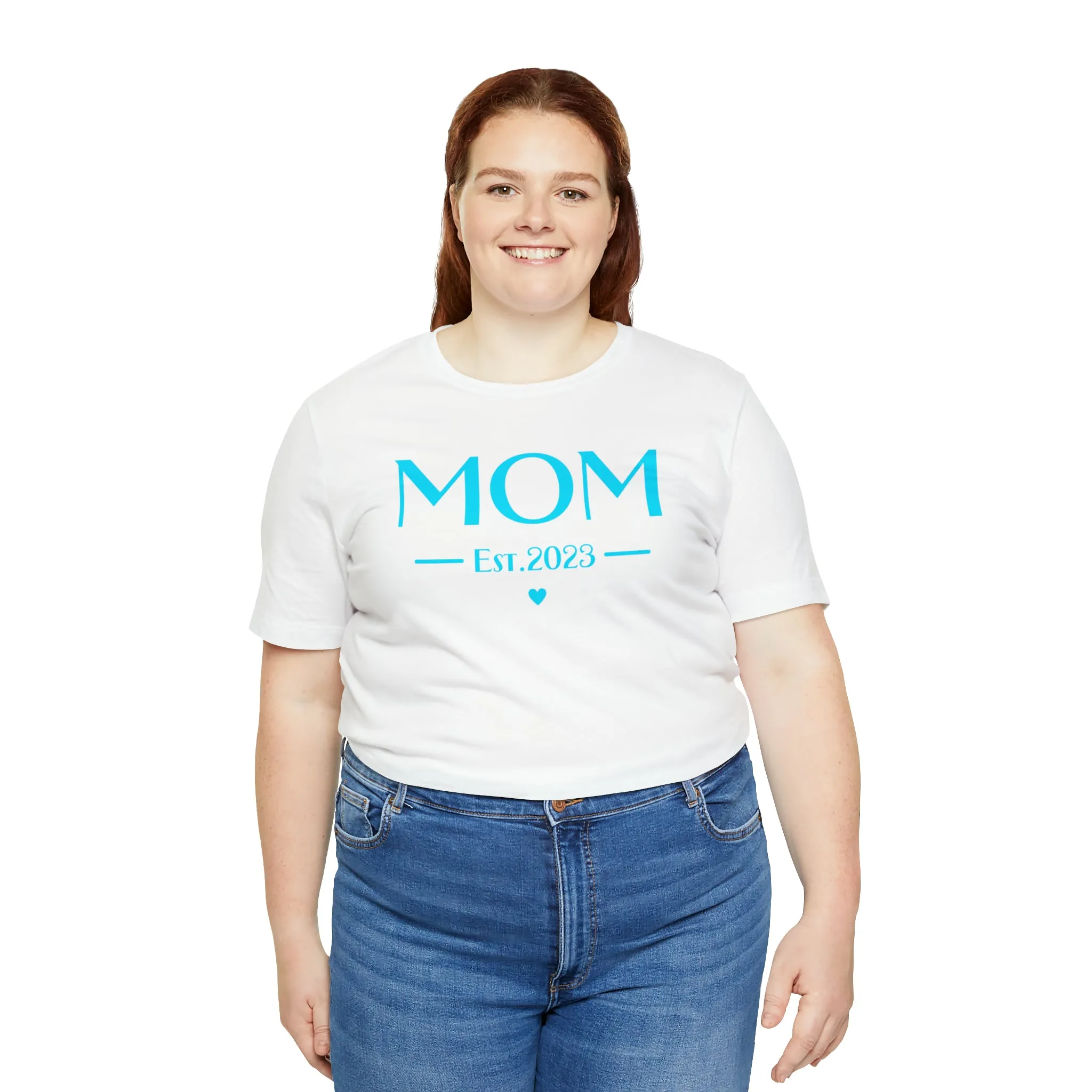 Mom Est. 2023 Baby T-Shirt | Mom to Be Tee |  Bella Canvas 3001 Unisex |  Here Comes the Baby Short Sleeve Tshirt