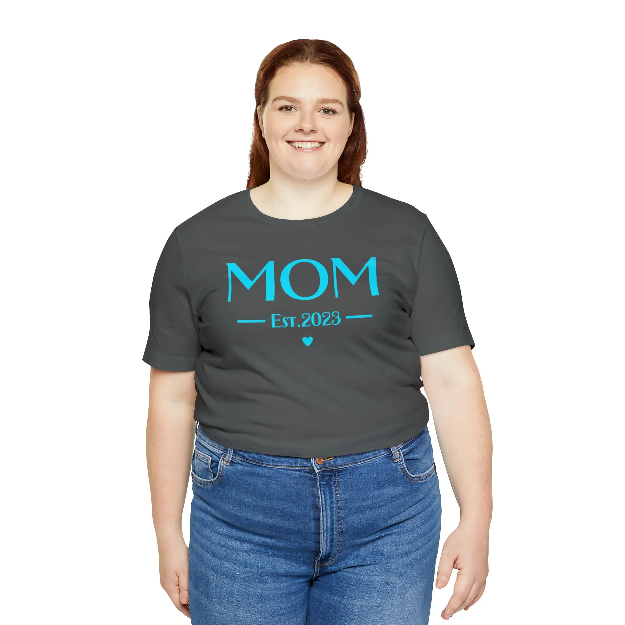 Mom Est. 2023 Baby T-Shirt | Mom to Be Tee |  Bella Canvas 3001 Unisex |  Here Comes the Baby Short Sleeve Tshirt