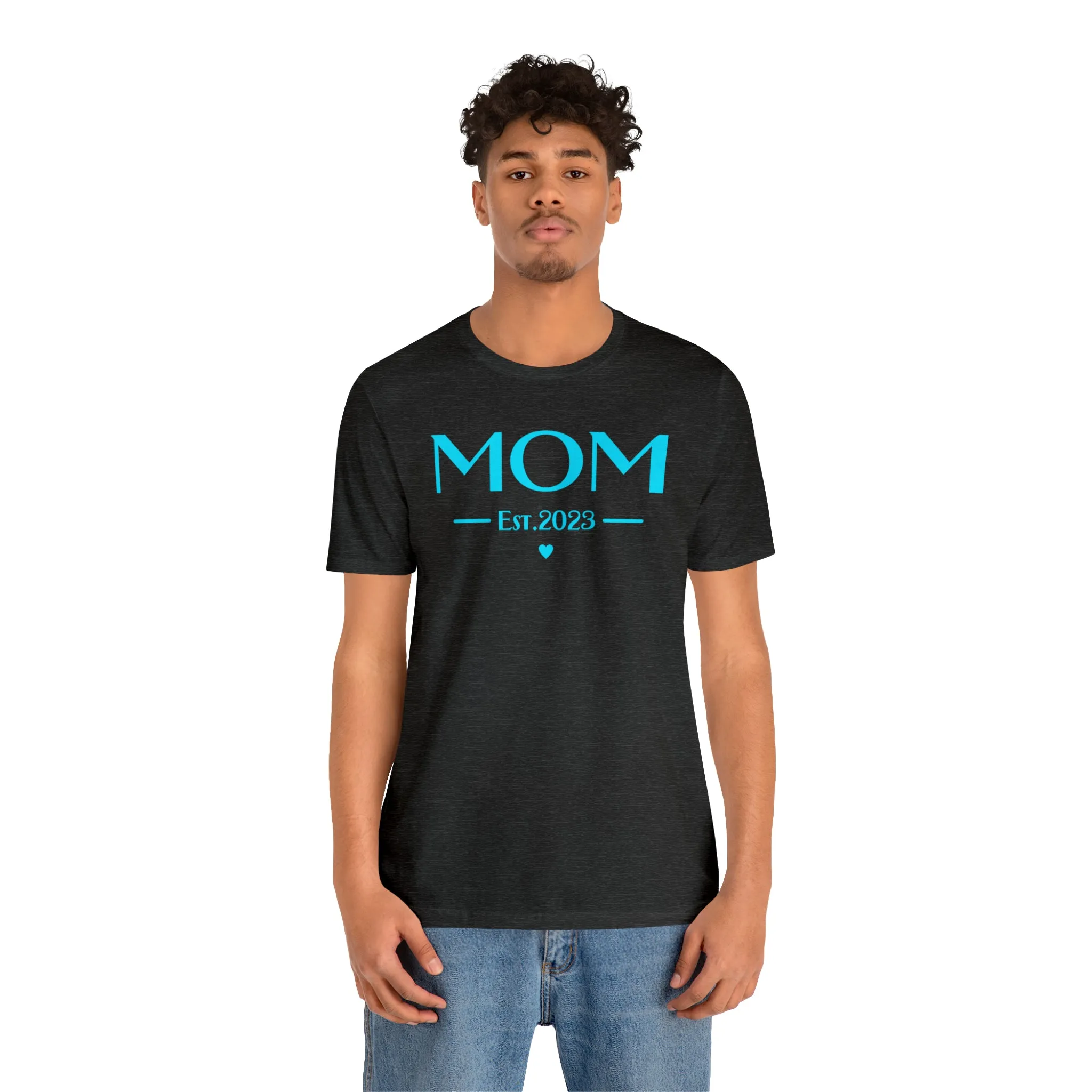 Mom Est. 2023 Baby T-Shirt | Mom to Be Tee |  Bella Canvas 3001 Unisex |  Here Comes the Baby Short Sleeve Tshirt
