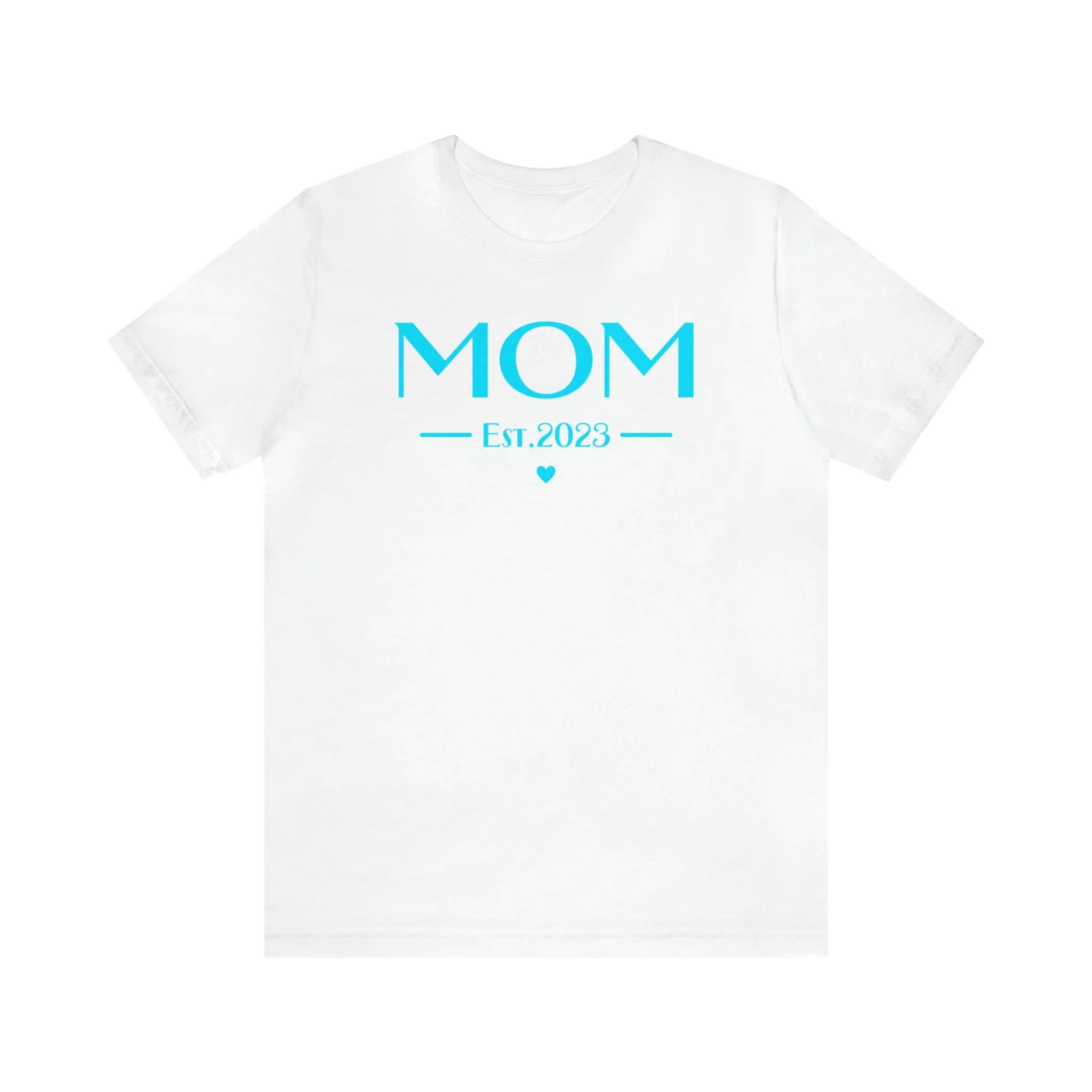 Mom Est. 2023 Baby T-Shirt | Mom to Be Tee |  Bella Canvas 3001 Unisex |  Here Comes the Baby Short Sleeve Tshirt