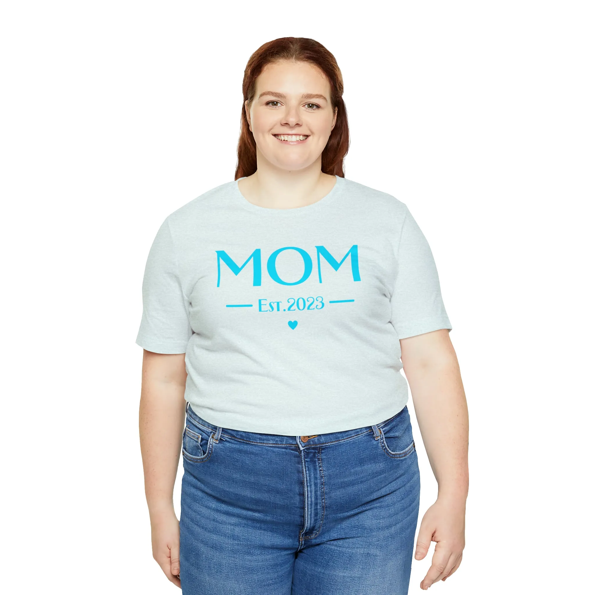 Mom Est. 2023 Baby T-Shirt | Mom to Be Tee |  Bella Canvas 3001 Unisex |  Here Comes the Baby Short Sleeve Tshirt