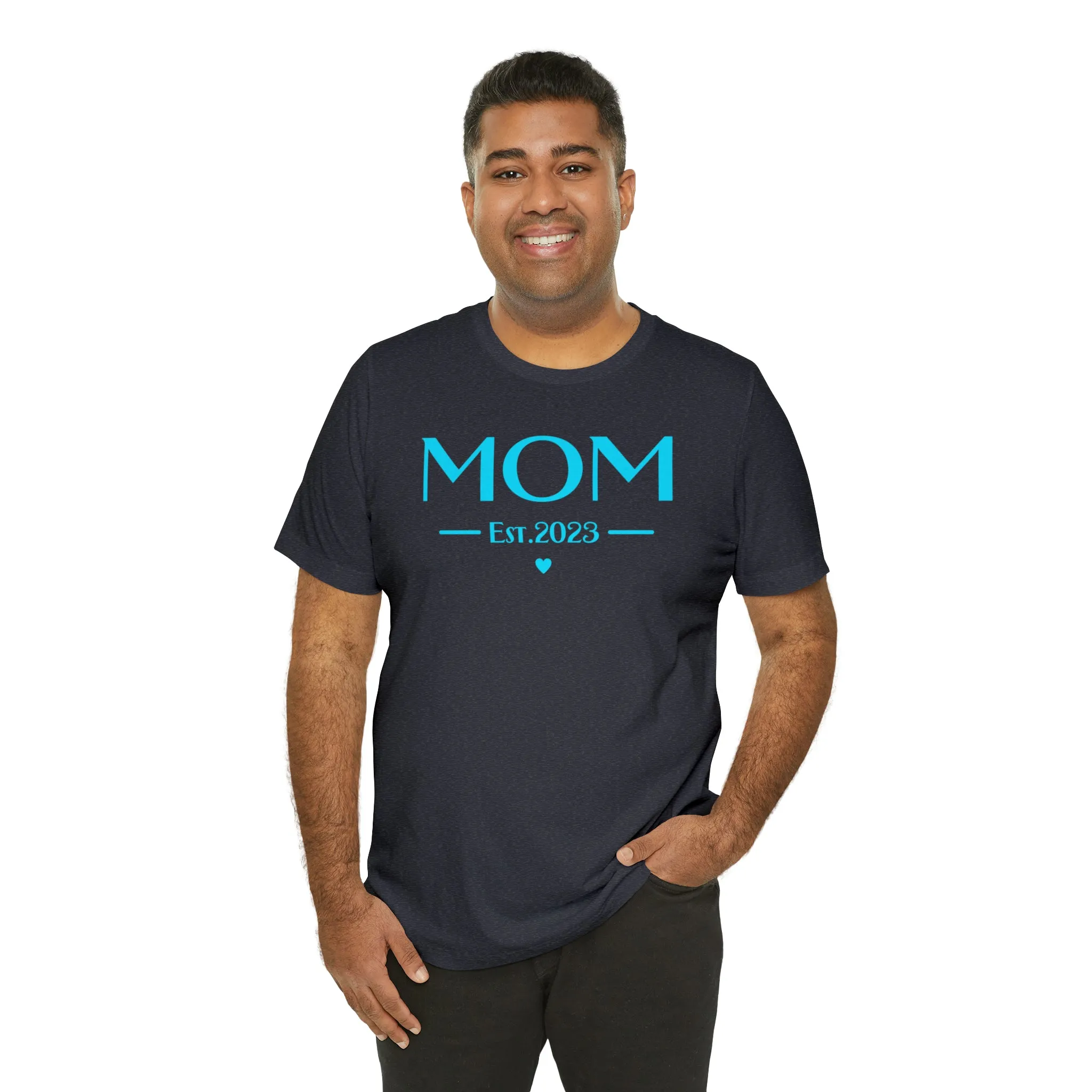 Mom Est. 2023 Baby T-Shirt | Mom to Be Tee |  Bella Canvas 3001 Unisex |  Here Comes the Baby Short Sleeve Tshirt