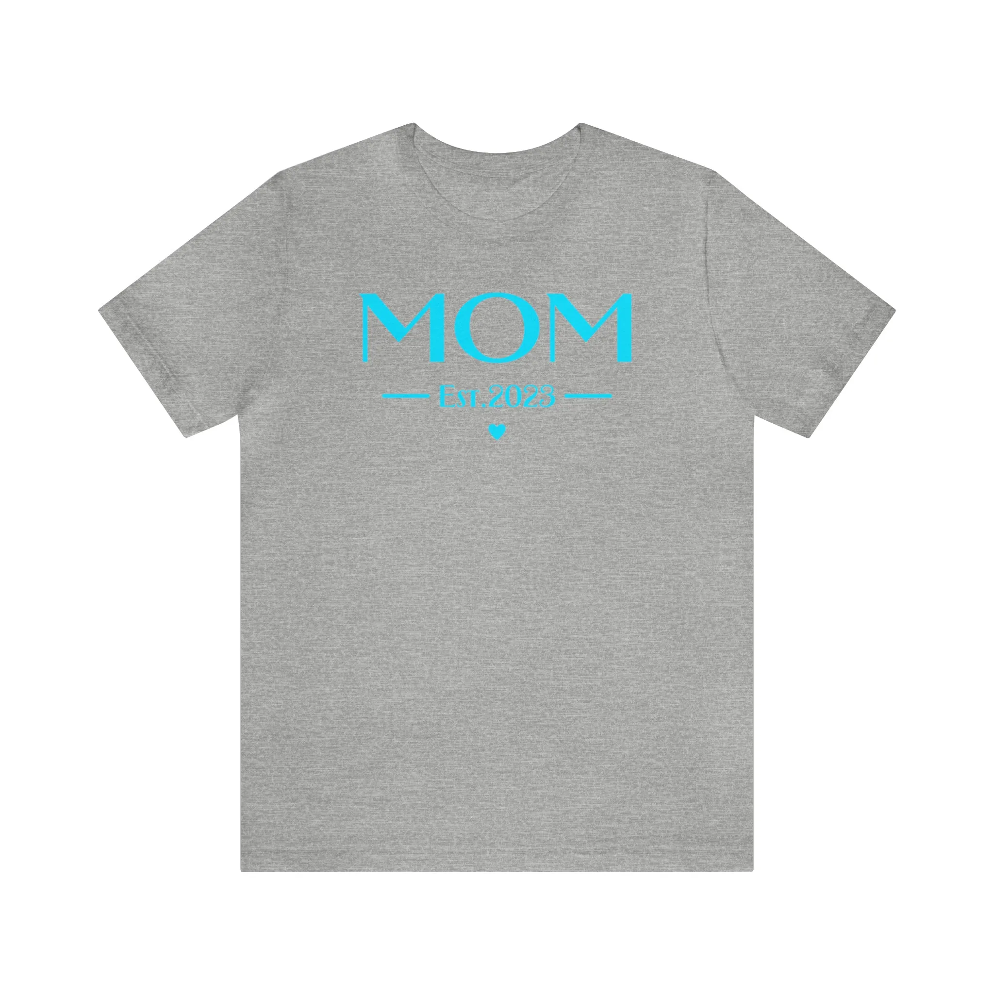 Mom Est. 2023 Baby T-Shirt | Mom to Be Tee |  Bella Canvas 3001 Unisex |  Here Comes the Baby Short Sleeve Tshirt
